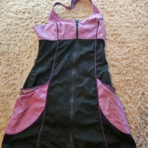 Quantum leap zip dress from the  fetish factory